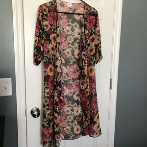 LuLaRoe Shirley Floral Kimono - NWOT